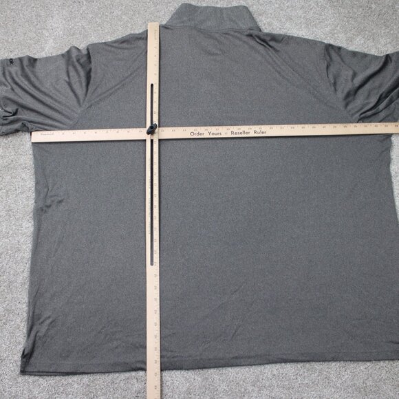 Reebok Golf Polo Shirt Mens 4XLT XXXXL-Tall Gray Polyester Short Sleeve Pullover - Picture 10 of 13